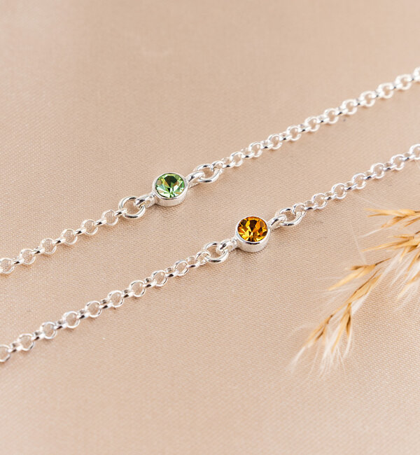 KAYA sieraden Armband met Geboortesteen
