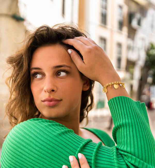 KAYA sieraden Bedelarmband 'Jasseron' I stel zelf Samen