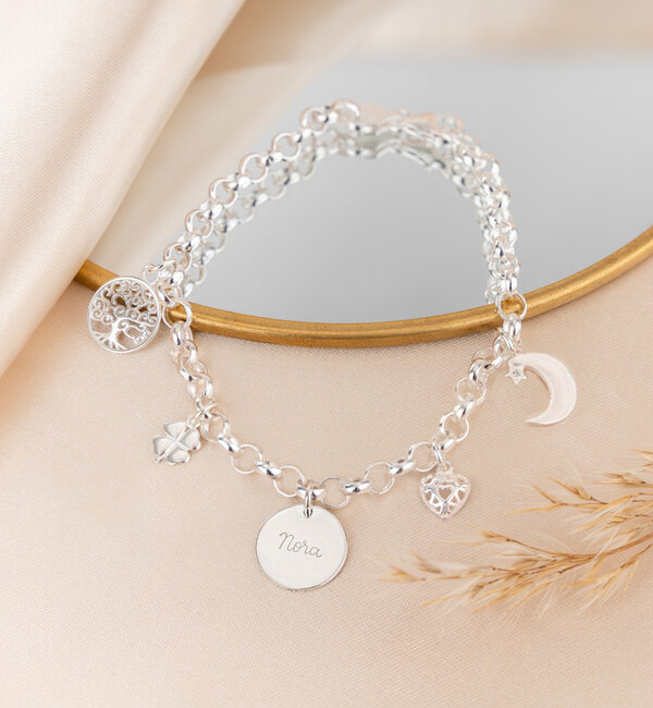 KAYA sieraden Bedelarmband 'Jasseron' I stel zelf Samen