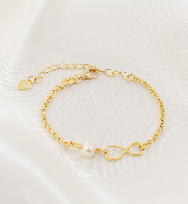 KAYA sieraden Eerste armbandje baby 'Parel'