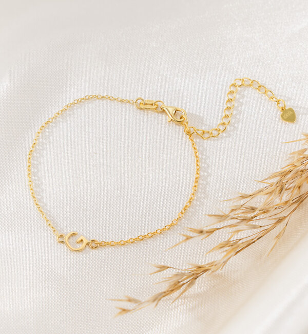 KAYA sieraden Inline armband Letters | Kies het aantal