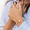 KAYA sieraden Parelmoer Klaver Armband | Stainless Steel