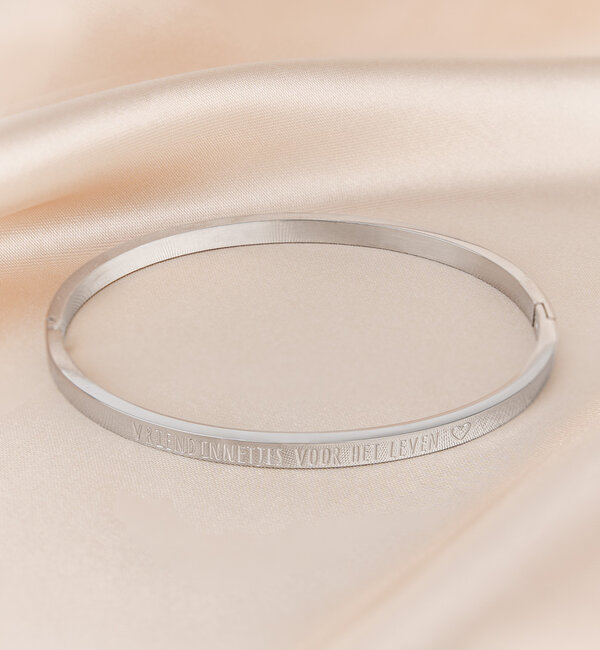 KAYA sieraden Slavenarmband 'Kies je tekst'