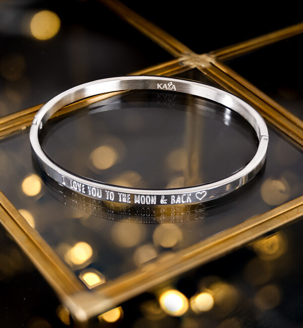 KAYA sieraden Slavenarmband 'Kies je tekst'