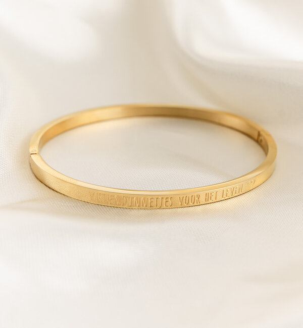 KAYA sieraden Slavenarmband 'Kies je tekst'