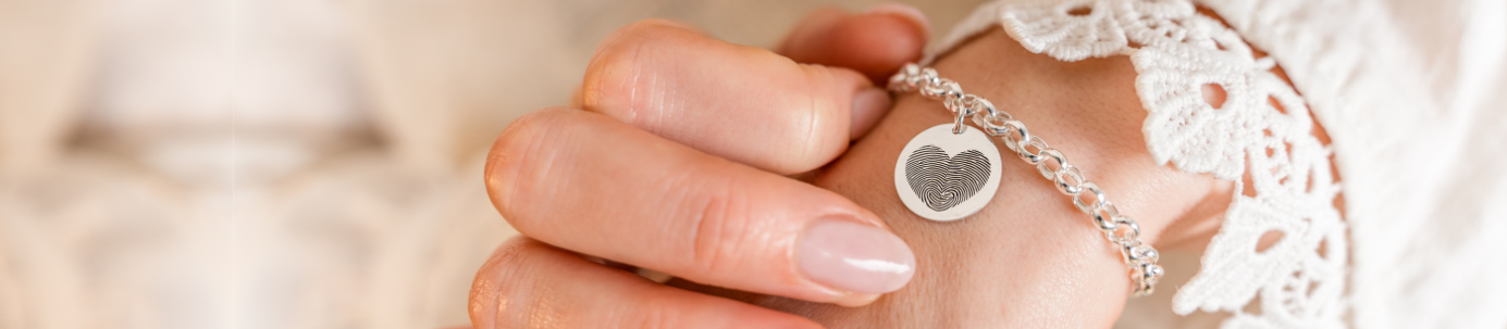 armband met vingerafdruk