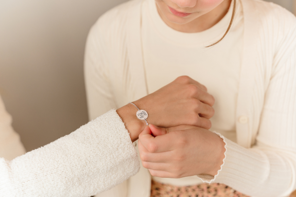 Armband disc met kindertekening