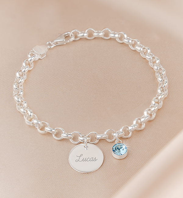 KAYA sieraden Armband  met Naam en Geboortesteen