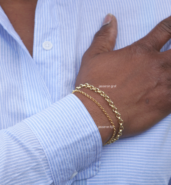 KAYA sieraden Bedelarmband 'Jasseron' I stel zelf Samen