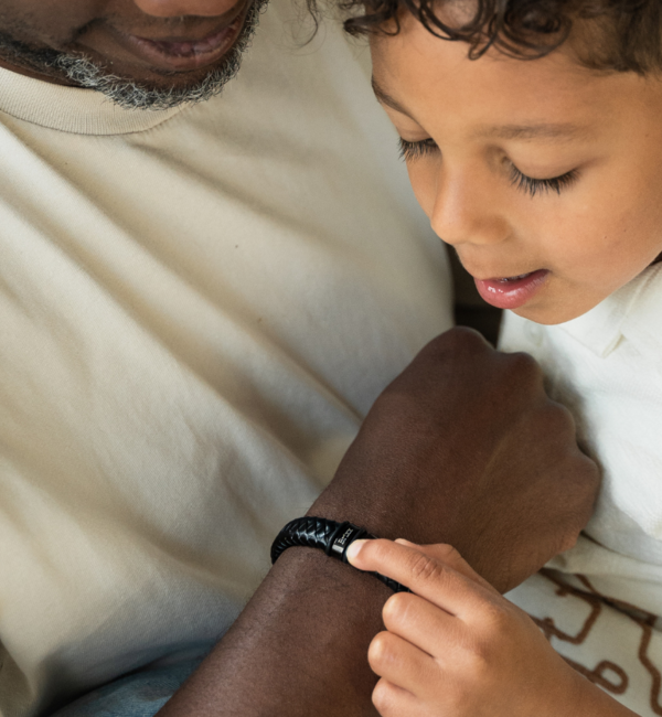 KAYA sieraden Herenarmband Leer Rock My World | Kies je Bedels