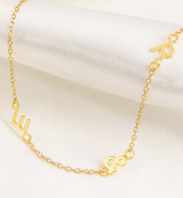 KAYA sieraden Inline armband Letters | Kies het aantal