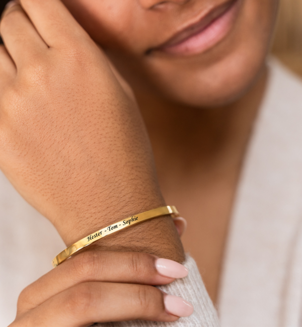 KAYA sieraden Slavenarmband 'Classic' met Gravure